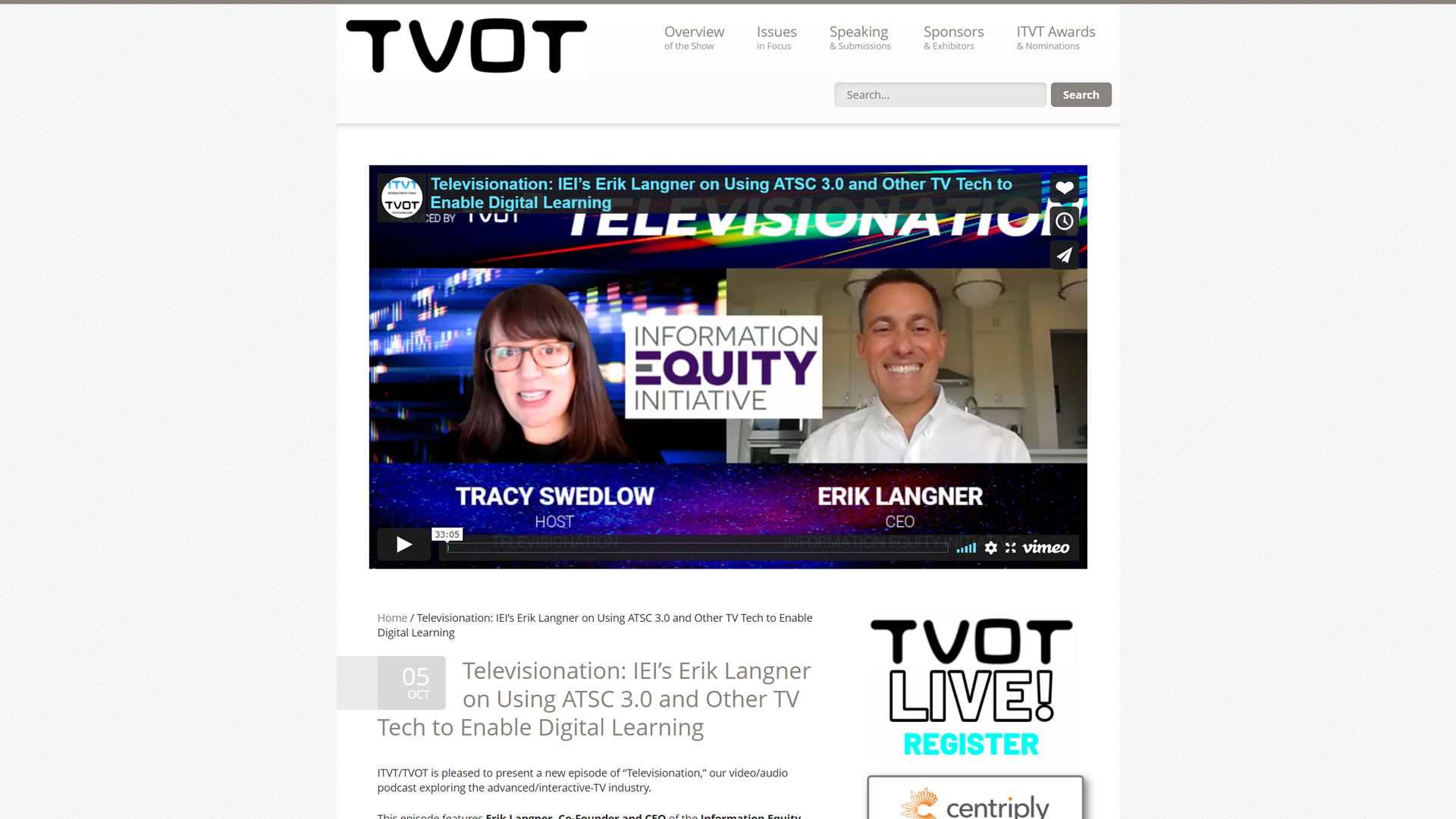 Televisionation: IEI’s Erik Langner on Using ATSC 3.0 and Other TV Tech to Enable Digital Learning